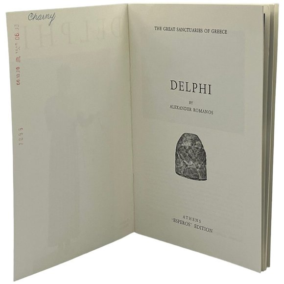 Delphi The Great Sanctuaries of Greece Hope Edition Alexander Romanos 1970 Guide - Picture 2 of 8